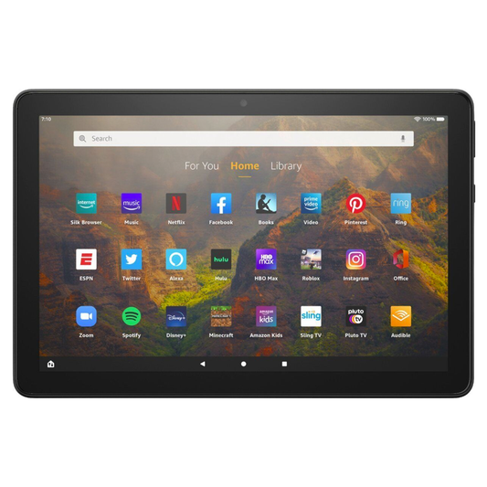 Tableta Amazon Fire HD 10, pantalla de 10.1 pulgadas, 1080p Full HD, 32 GB, último modelo (lanzamiento 2021), Negro