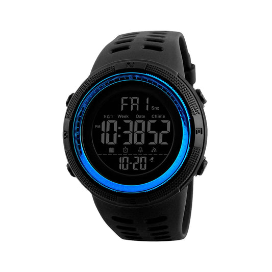 Reloj Deportivo Militar con Pantalla Digital, Retroiluminación, Resistente al Agua, con Cronómetro