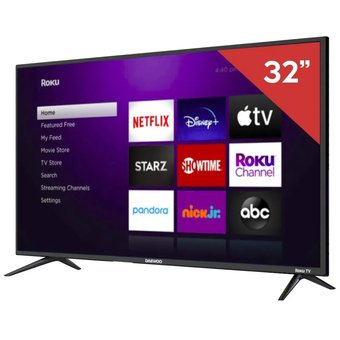 PANTALLA 32 PULGADAS DAEWOO LED ROKU TV HD DAW32R