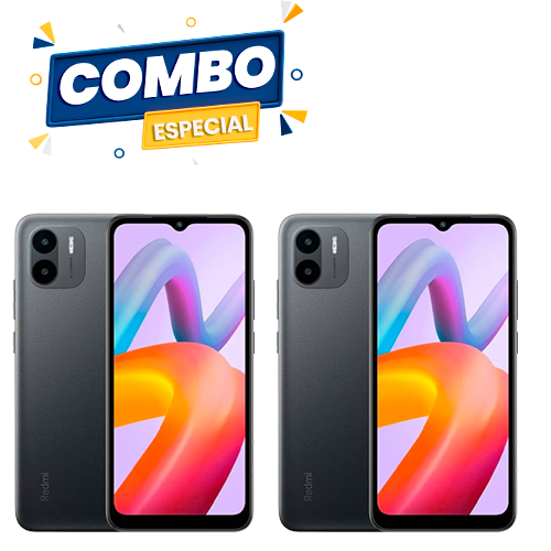 COMBO 2 PIEZAS XIAOMI REDMI A2 32GB 2GB RAM NEGRO