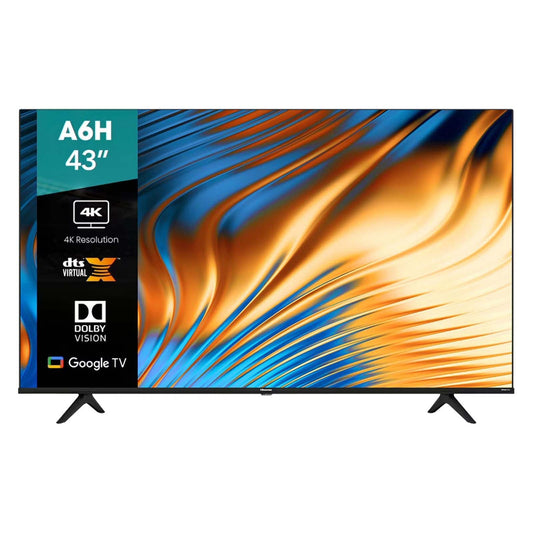 PANTALLA 43 PULGADAS HISENSE LED ANDROID TV 4K ULTRA HD 43A6H