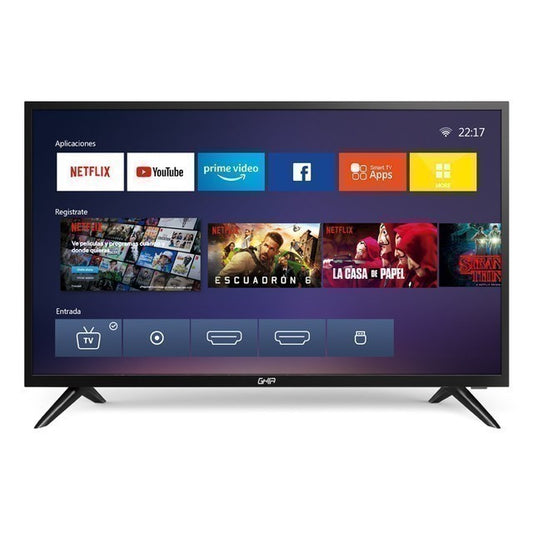 PANTALLA 32 PULGADAS GHIA LED SMART TV HD G32NTFXHD20